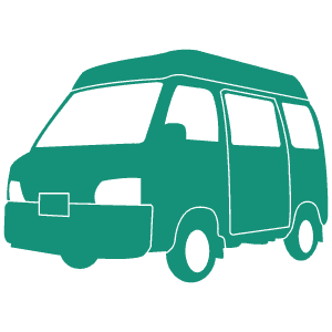 車のシルエット